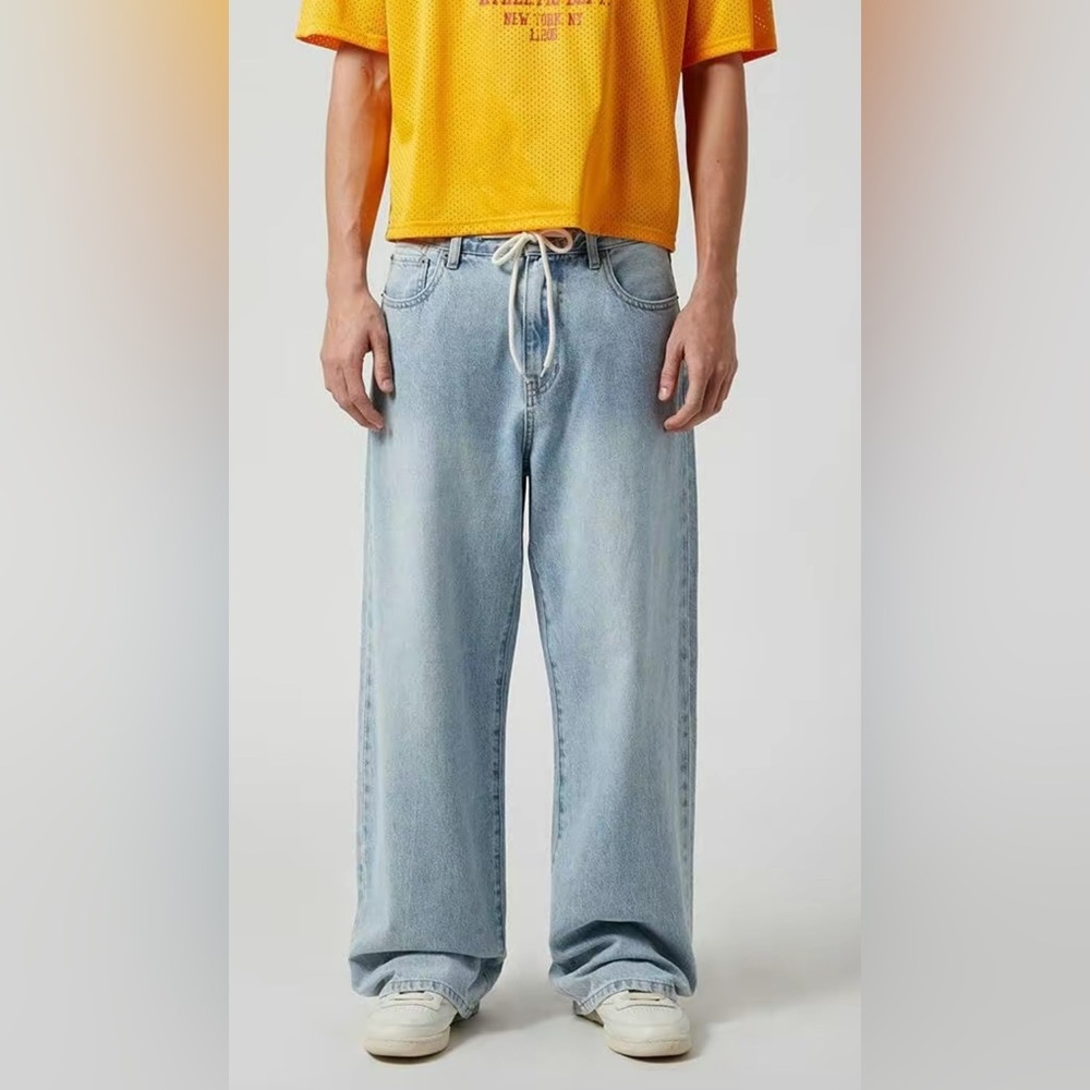 Brand New PacSun Extreme Baggy Light Wash Mens Jeans